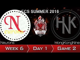 《LOL》2016 ECS 夏季賽 國語 W6D1 NEU vs HKN Game 2