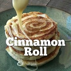 pan cake,Cinnamon roll pancake