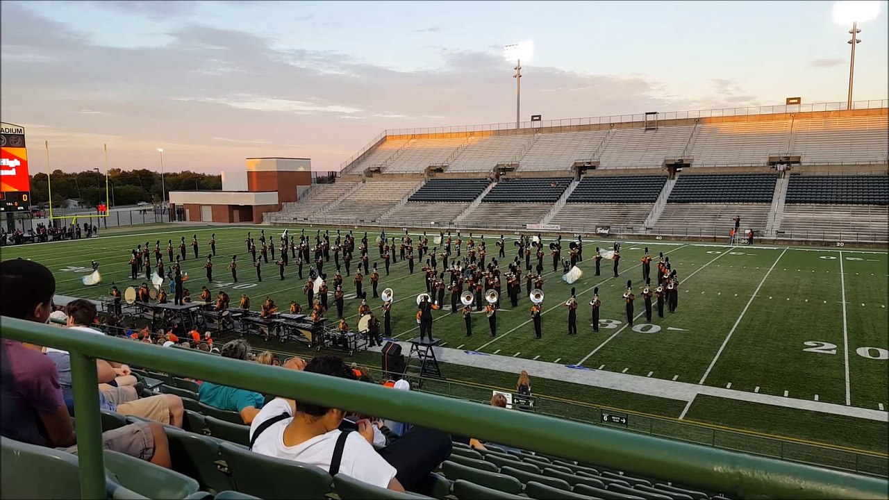 The Orange Wave at the Mesquite Marching Festival - 2016