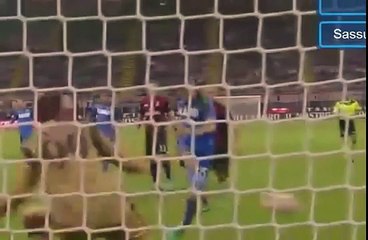 Goal ACERBI Milan 1 -2 Sassuolo