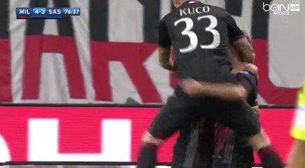 Gabriel Paletta Goaaaaaal Crazy Match - AC Milan 4-3 US Sassuolo Calcio (02/10/2016)