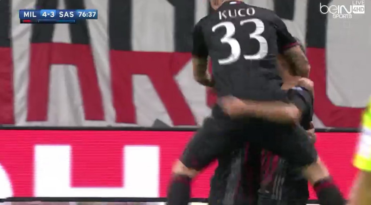 Gabriel Paletta Goaaaaaal Crazy Match - AC Milan 4-3 US Sassuolo Calcio (02/10/2016)