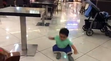 Baby First Time Walking