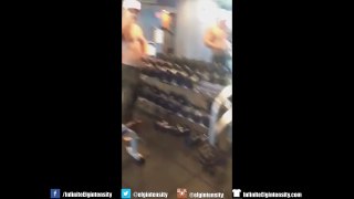 Gym Idiots - Troll Confronts Shirtless Man