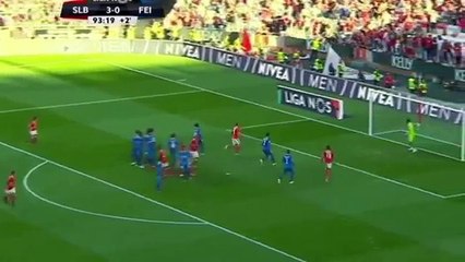 Goal Grimaldo. Benfica 4 - 0 Moreirense