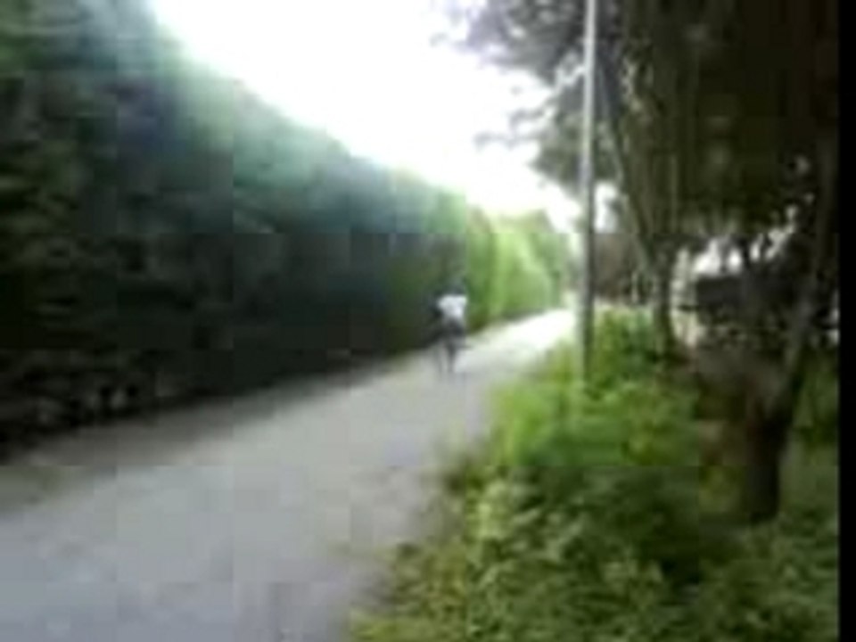 stunt velo perte de roue