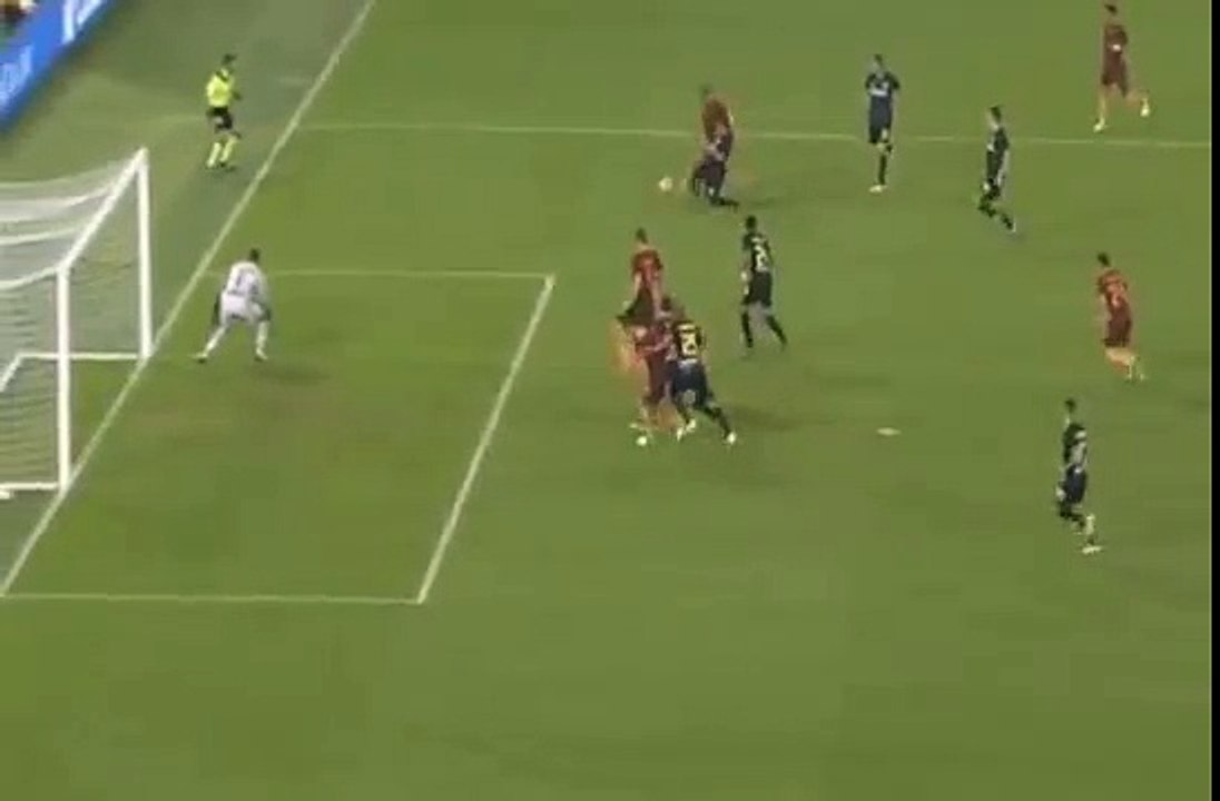 Goal DZEKO. Roma 1-0 Inter
