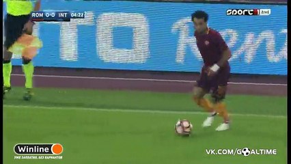 Edin Dzeko Goal - AS Roma 1-0 Inter 02.10.2016  (720p HD)