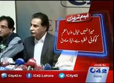 Speaker National Assembly Sardar Ayaz Sadiq Media talk at Avari Hotel