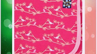 Buy KicKee Pants Print Swaddling Blanket Winter Rose Pine Birds Top Sell