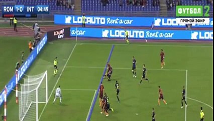 Edin Džeko Goal - Roma vs Inter 1-0 - Serie A - Oct, 02_2016
