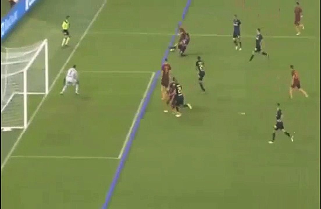 Goal DZEKO Roma 1-0 Inter