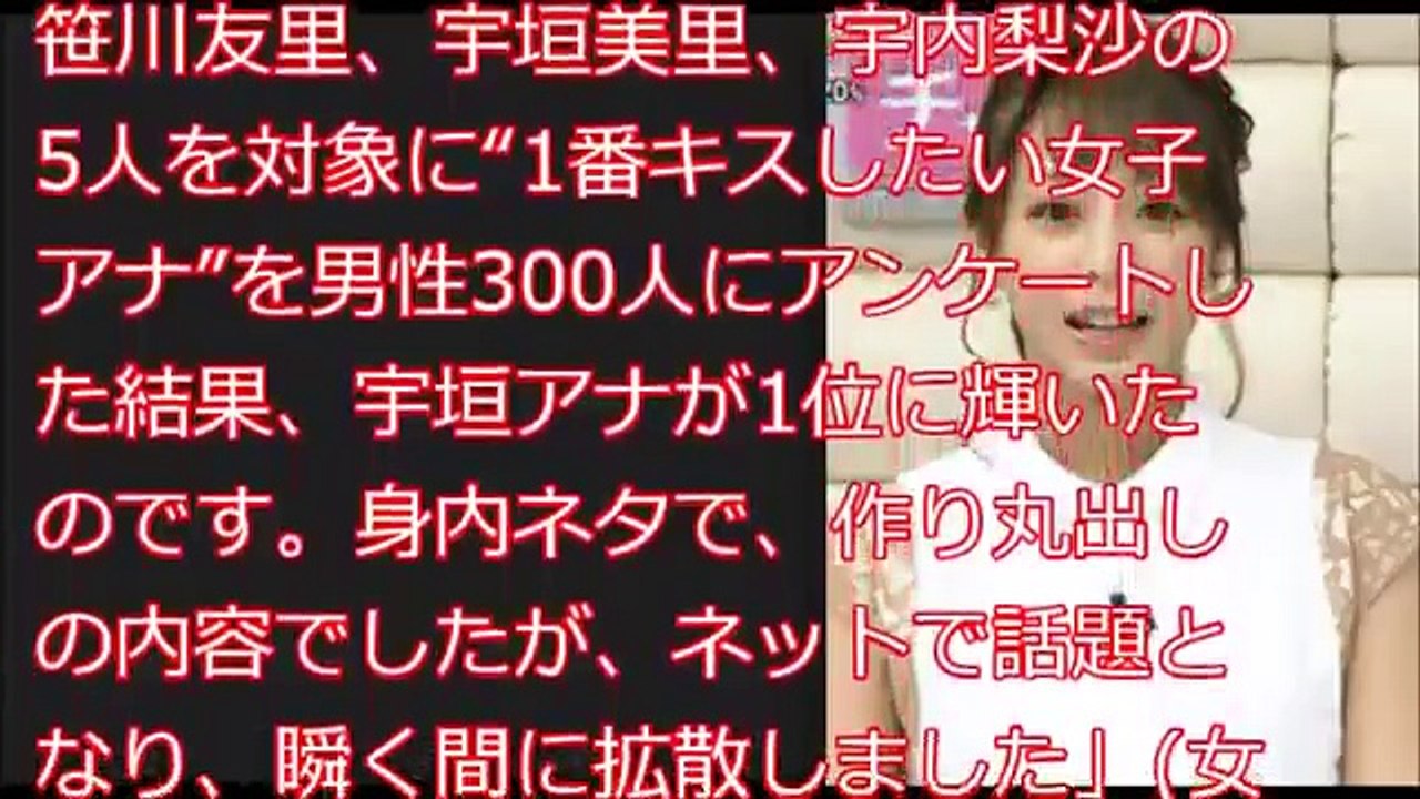 【衝撃！】宇垣美里アナ、ボーボーだった…