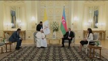 İlham Aliyev-Papa Franciscus Görüşmesi