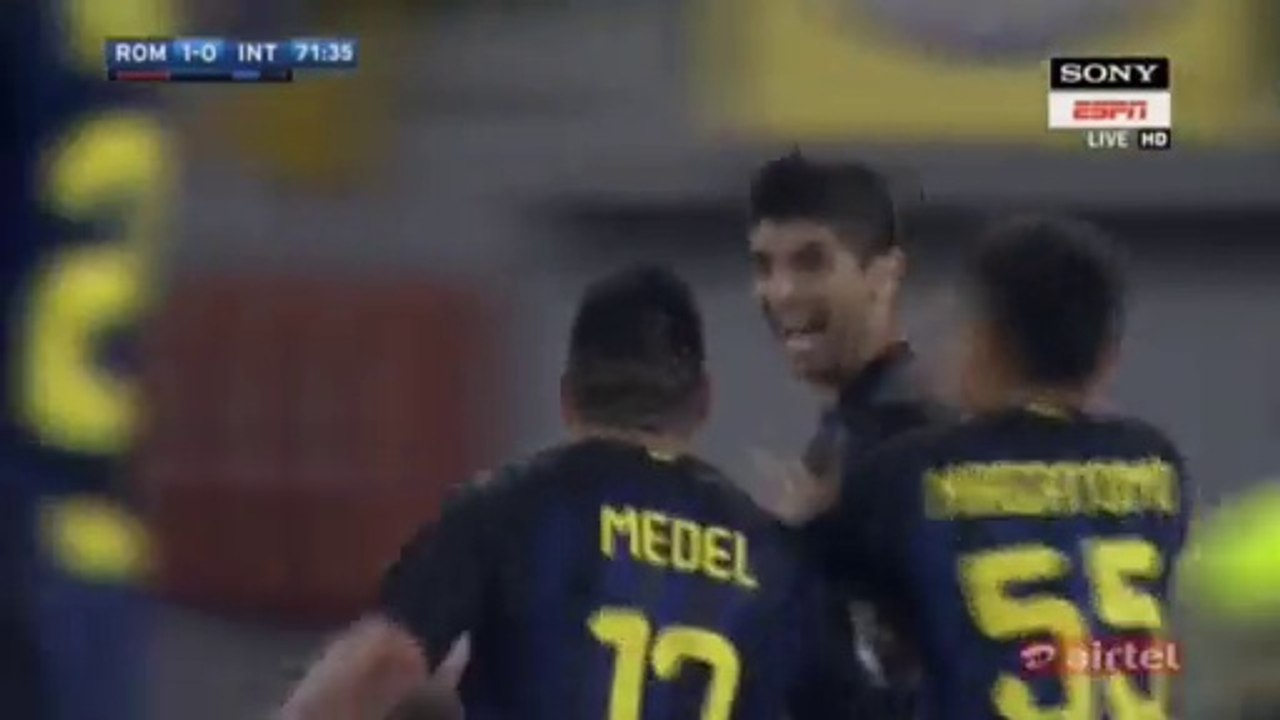 1-1 Éver Banega Goal HD - AS Roma 1-1 Internazionale - 02.10.2016 HD