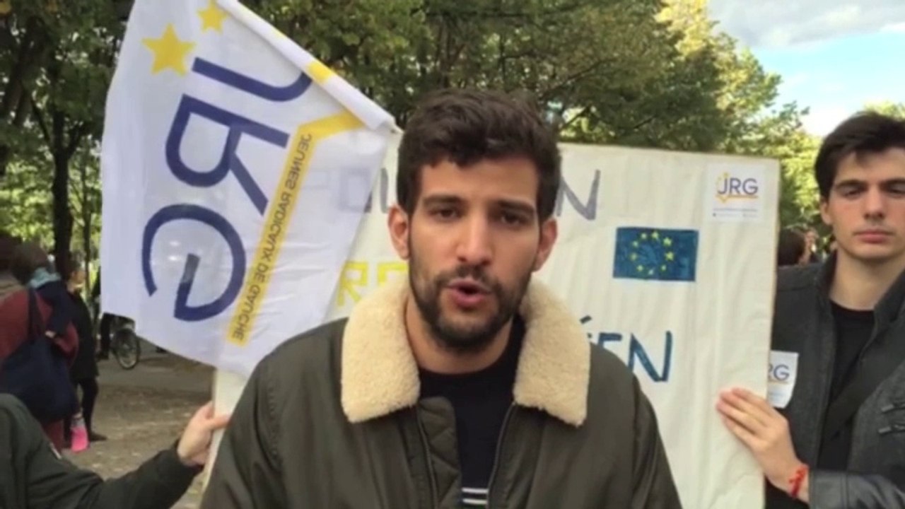 Manifestation devant l'ambassade de Pologne pour le droit à l'IVG