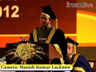 Mr. President in KGMU's Convocation at Lucknow