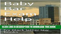 [PDF] Baby Bar Exam Help: Six published model bar exam essays. LOOK INSIDE! ! (e-book) Popular