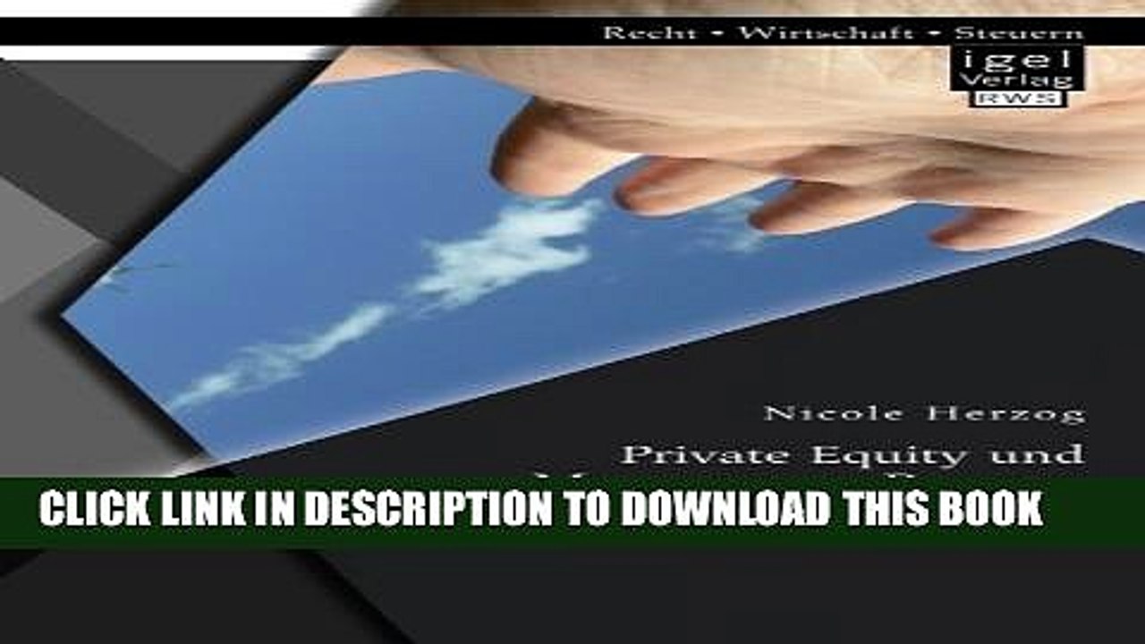 [PDF] Private Equity Und Management-Buy-Out: Unternehmensnachfolge in Familienunternehmen Popular