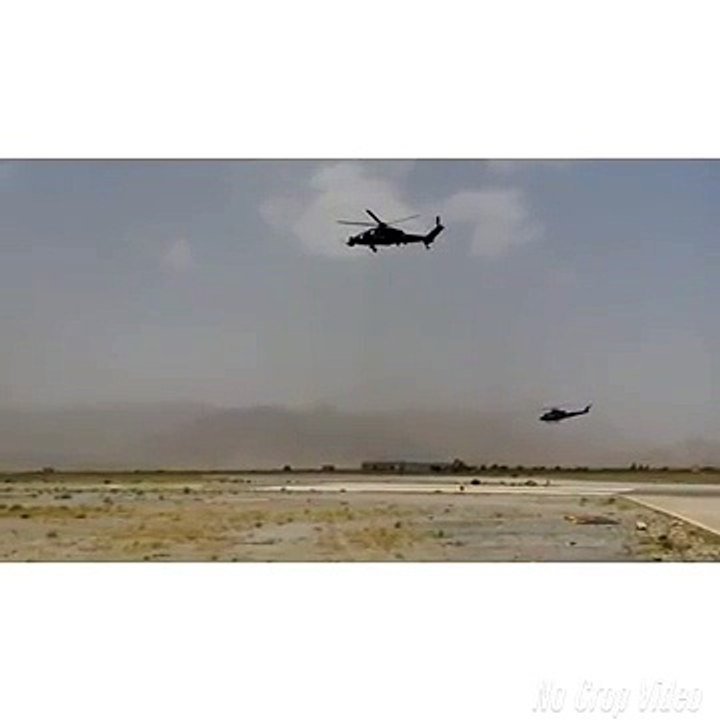 Turkish T-129 undergoing tests in Balochistan Pakistan Army