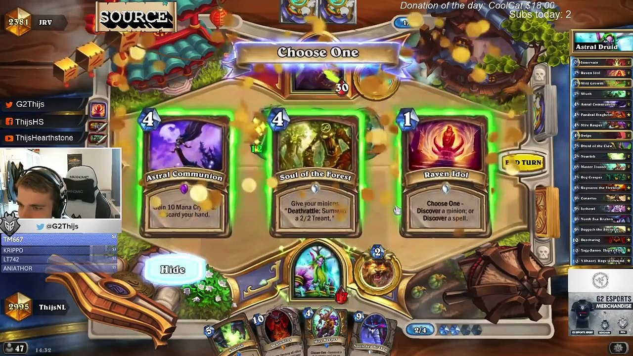 Hearthstone Best of Swashburglar - Funny and Lucky Moments
