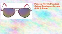Polaroid F4412s Polarized Cateye Sunglasses,havana Gold & Brown