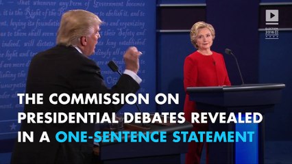 Debate commission acknowledges 'issues' with Trump's audio