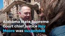 Roy Moore suspended from Alabama Supreme Court for anti-gay marriage order
