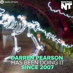 This Artist Uses LED Lights to Create Trippy Paintings