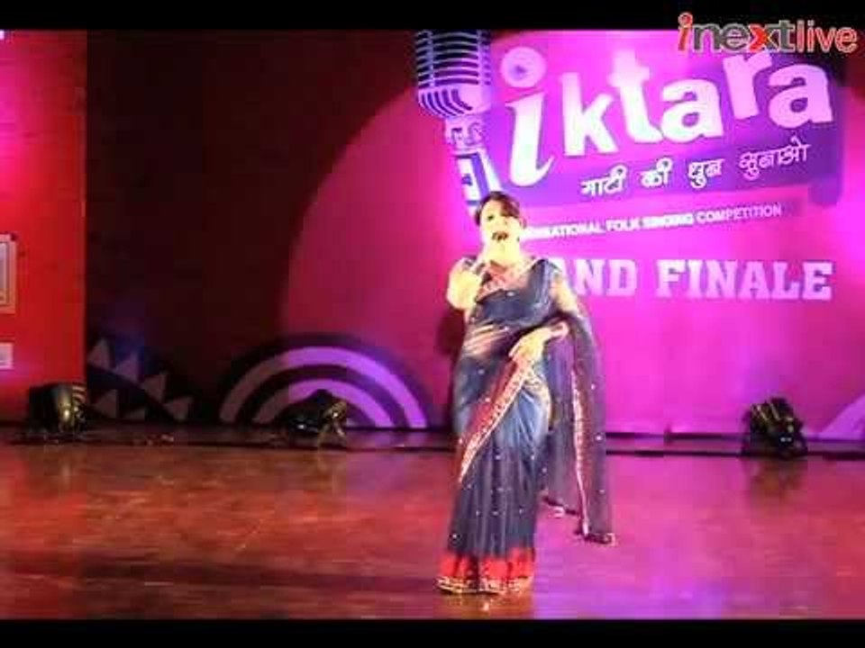 Sangeeta Dhoundiyal - iktara Jury Member Performs in iktara Grand Finale