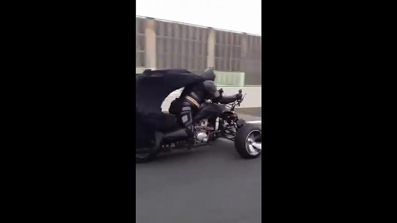 Real-Life Batman Gives A Big Surprise To Drivers In Japan