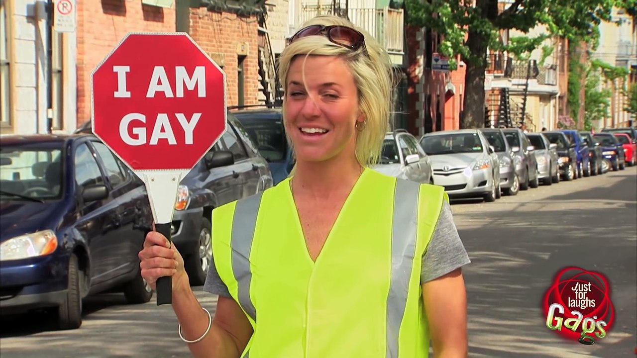 Gay Crossing Guard Prank