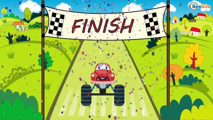 The Truck and his friends - Diggers. Cars & Trucks Construction Cartoons for children