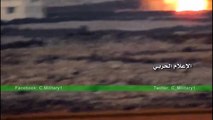 Охота сирийского танка за джихад-мобилями террористов в Дараа