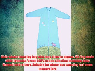 Buy Girls Winter Sleeping Bag Long Sleeves 3.5 Tog - Pony - 12-36 months/43inch Hot Sell