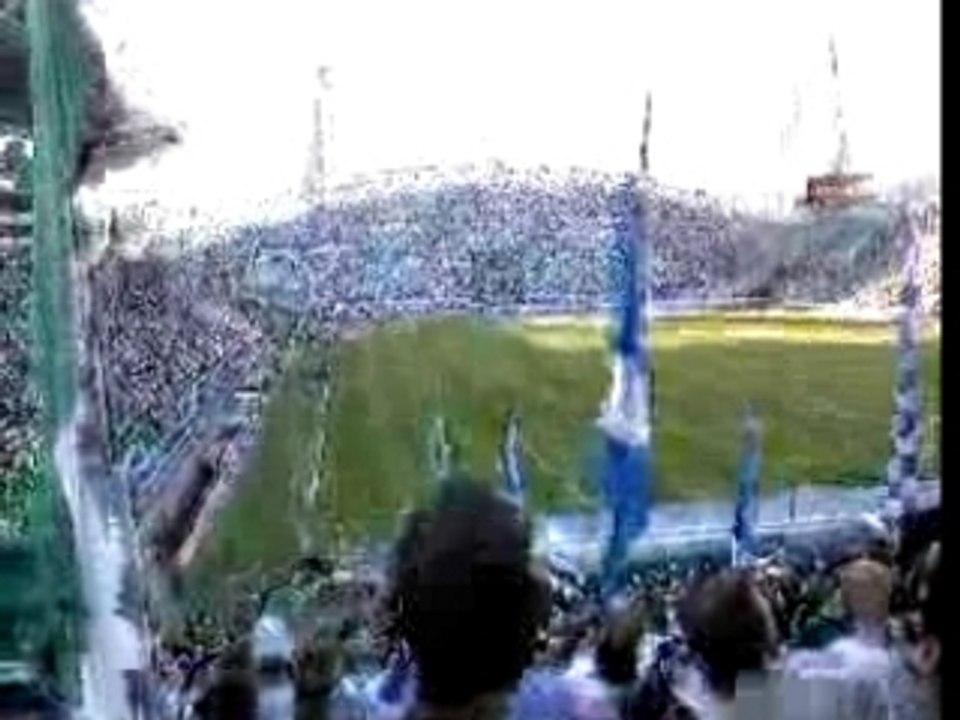 Tifo om-rennes virage nord