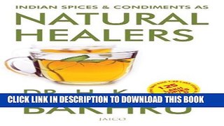 New Book Indian Spices   Condiments as Natural Healers
