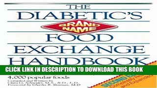 Collection Book The Diabetic s Brand-name Food Exchange Handbook 2nd Ed