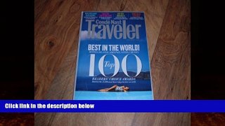 Big Deals  Conde  Nast Traveler magazine, November 2009 issue-Best In the World! Top 100 Hotels,