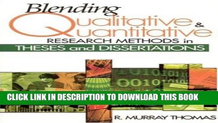 [PDF] Blending Qualitative and Quantitative Research Methods in Theses and Dissertations Popular