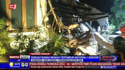 Rumah Mewah di Semarang Tertimbun Longsor, 2 Tewas