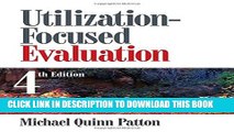 [Read PDF] Utilization-Focused Evaluation Download Online
