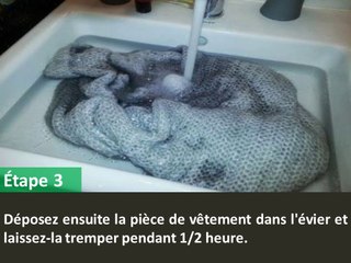 Votre pull en laine a rétréci au lavage - Pas de panique! Voici l'astuce pour lui redonner sa taille initiale