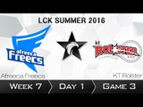 《LOL》2016 LCK 夏季賽 國語 W7D1 Afreeca vs KT Game 3