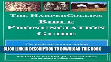[PDF] The HarperCollins Bible Pronunciation Guide Full Colection