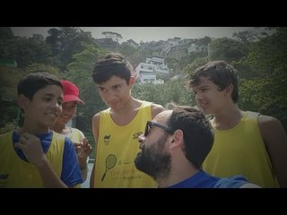Tennis time with young cariocas | Michael Jeremiasz
