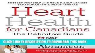 Collection Book Heart Health For Canadians: The Definitive Guide