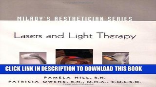 New Book Milady s Aesthetician Series: Lasers and Light Therapy