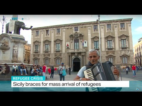 Sicily braces for mass arrival of refugees, Nicole Johnston reports