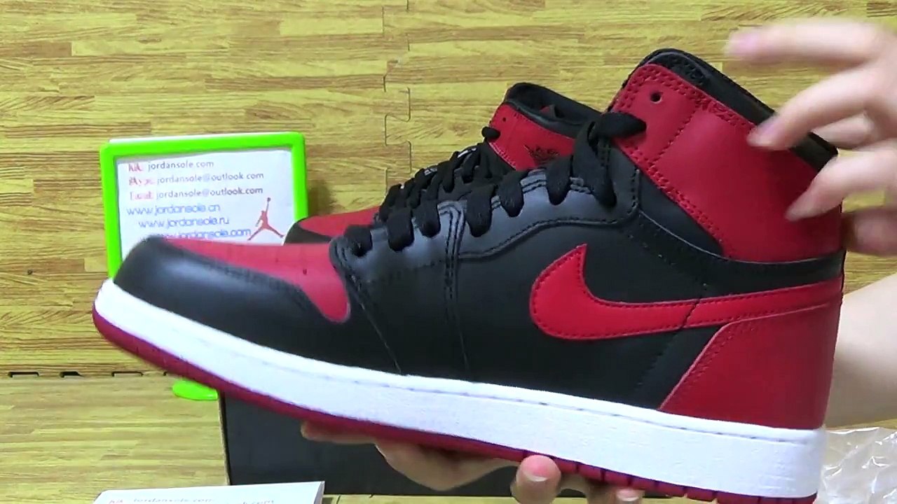 Authenti Air Jordan 1 Retro High OG “Banned”GS